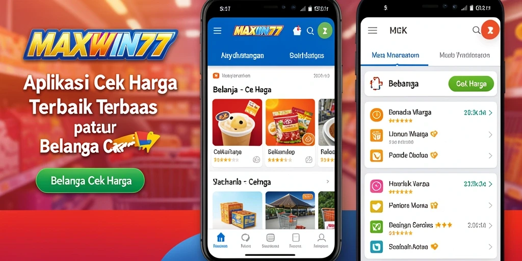 Tampilan antarmuka utama MAXWIN77 untuk mengecek harga produk.