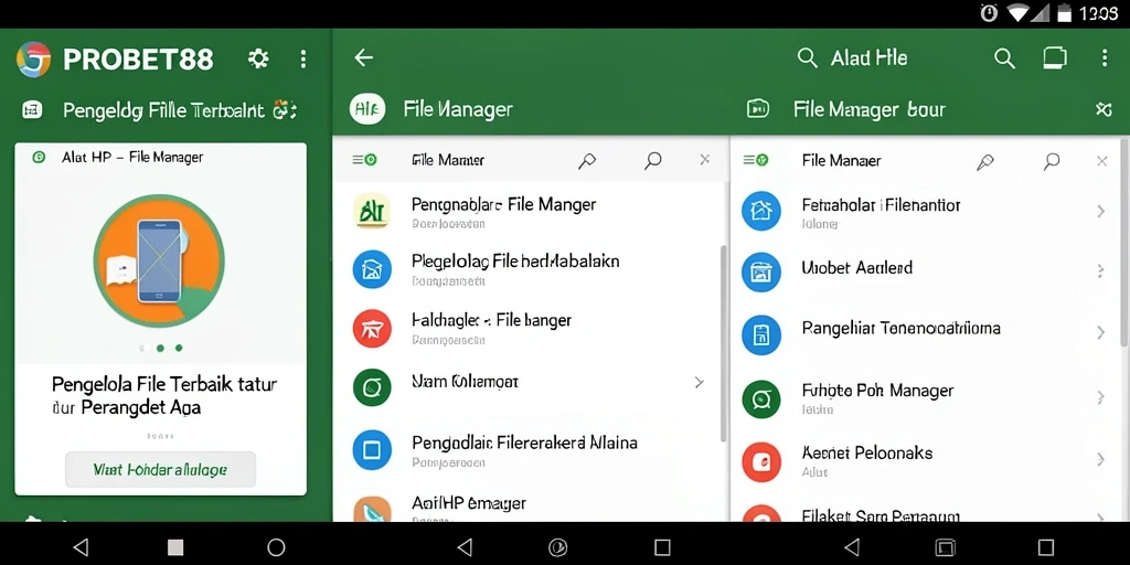 Tampilan antarmuka PROBET88 yang sederhana dan fungsional.