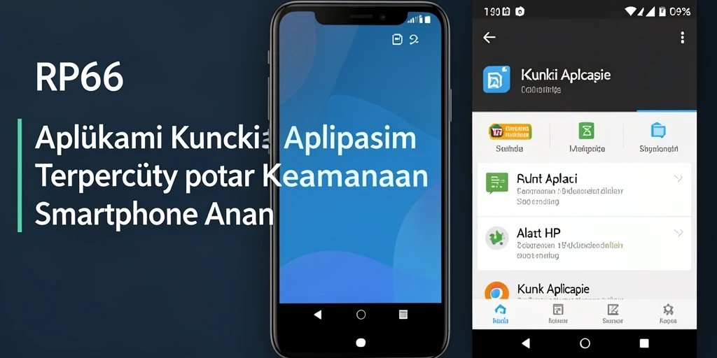 Antarmuka aplikasi Kunci Aplikasi RP66 yang sederhana dan efektif.